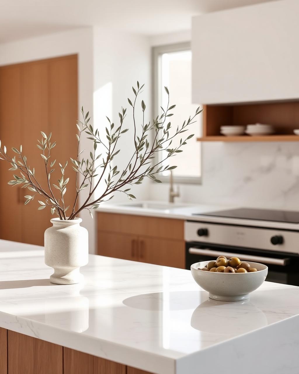 Luxury minimalist kitchen